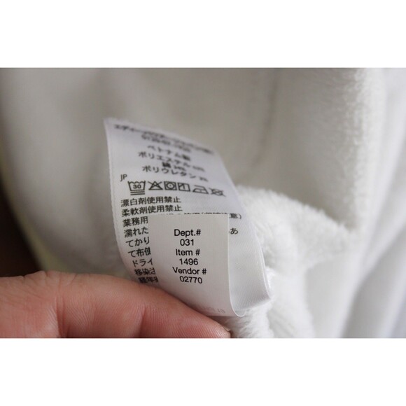 Eddie Bauer Northern Light Plush Funnel-Neck Hoodie Large Light Gray Turtleneck - Picture 10 of 11